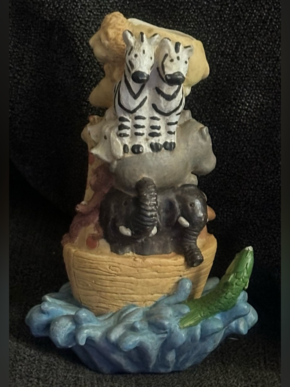 Noah's Ark Candle Stick Holder Animal Figurine - Picture 7 of 7